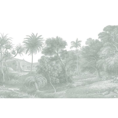 Wallpaper R14613 Jungle Land, Verdant - REBEL WALLS