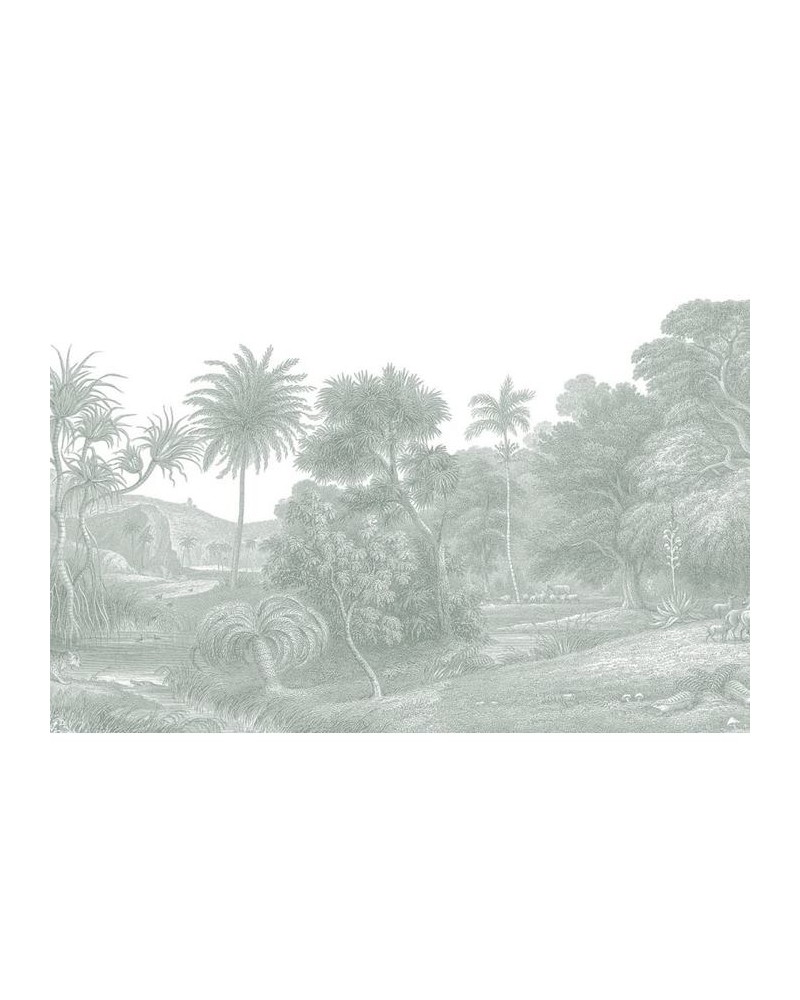 Tapete R14613 Jungle Land, Verdant - REBEL WALLS
