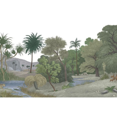 Papier peint R14614 Jungle Land, Color - REBEL WALLS