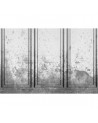 Wallpaper R15383 Patinated Panels, Smoke - REBEL WALLS