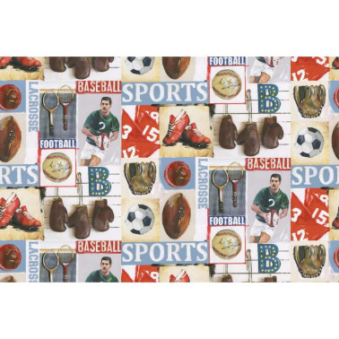 Papier peint R15561 Sports Junkie - REBEL WALLS