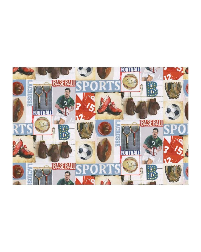 Carta da Parati R15561 Sports Junkie - REBEL WALLS Carta da Parati R15561 Sports Junkie - REBEL WALLS