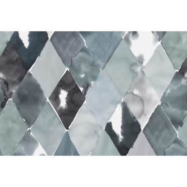 Carta da Parati R15572 Big Harlequin, Breeze - REBEL WALLS