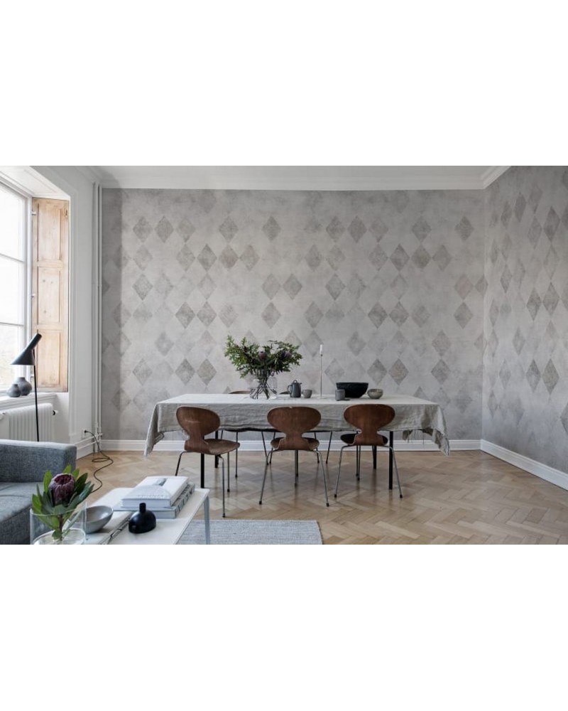 Carta da Parati R11412 Painted Diamonds, Sand - REBEL WALLS