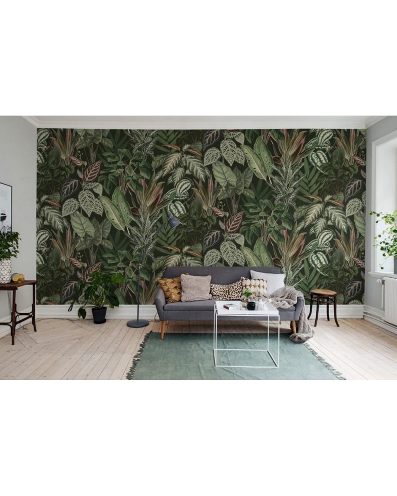 Papel Pintado R14592 Mischievous Monkeys, Lush - REBEL WALLS