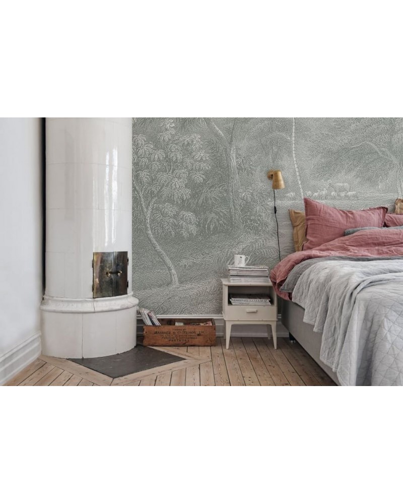 Tapete R14613 Jungle Land, Verdant - REBEL WALLS