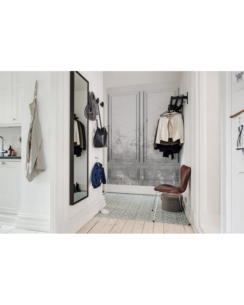 Papel de parede R15383 Patinated Panels, Smoke - REBEL WALLS