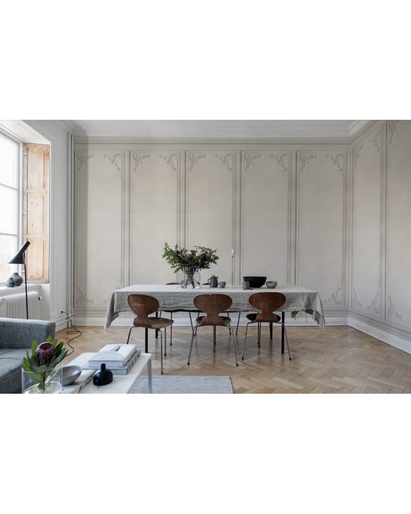 Tapete R15441 French Panels, Ashes - REBEL WALLS