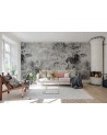 Papier peint R15472 Fragments, Charcoal - REBEL WALLS