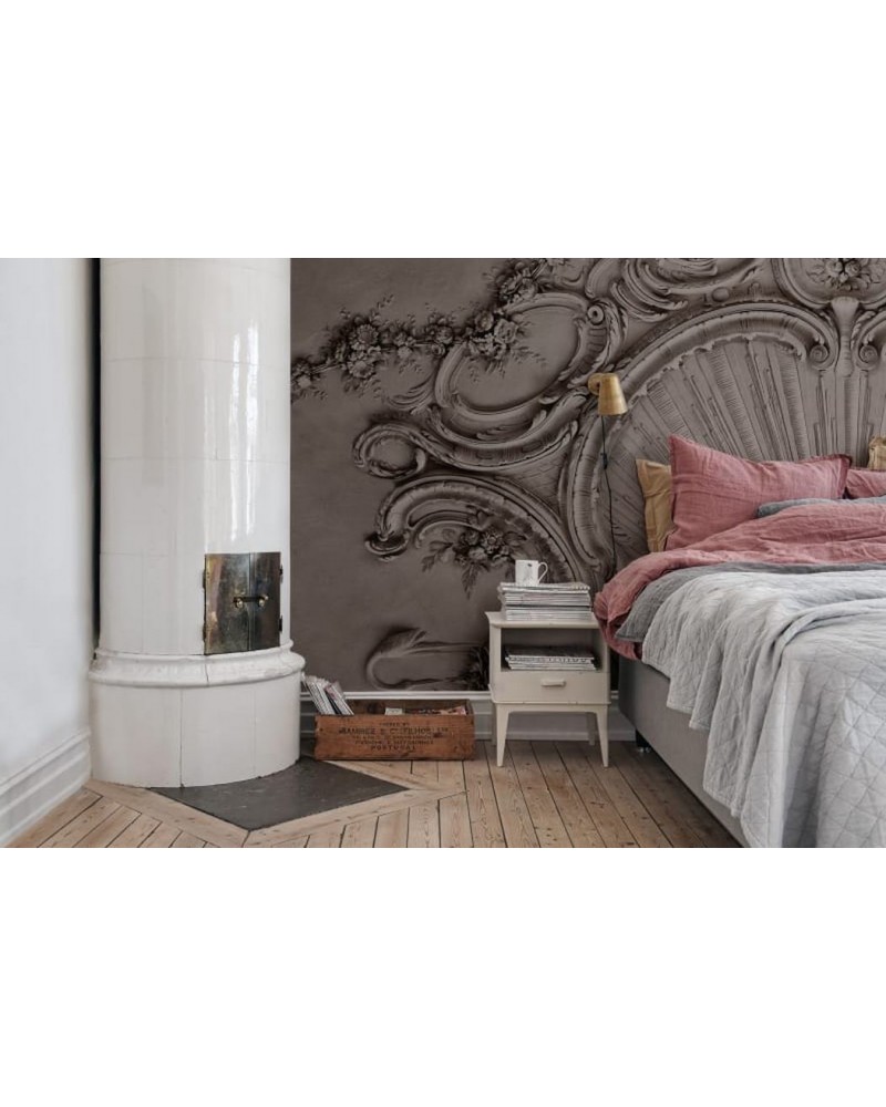Carta da Parati R15482 Stucco Gloria, Clay - REBEL WALLS