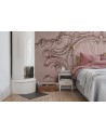 Wallpaper R15483 Stucco Gloria, Dusty Pink - REBEL WALLS