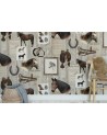 Papier peint R15551 Parisian Panels, Dip Dye Yellow - REBEL WALLS