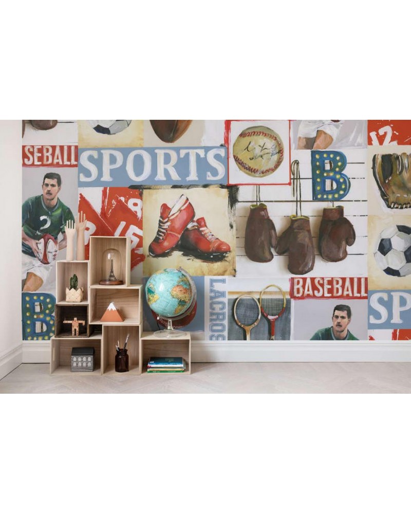 Carta da Parati R15561 Sports Junkie - REBEL WALLS