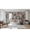 Tapete R15571 Big Harlequin, Plum - REBEL WALLS