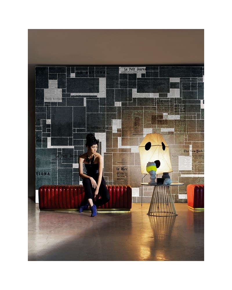 Carta da Parati BLACK BRICKS WDBB1601-A - WALL AND DECO