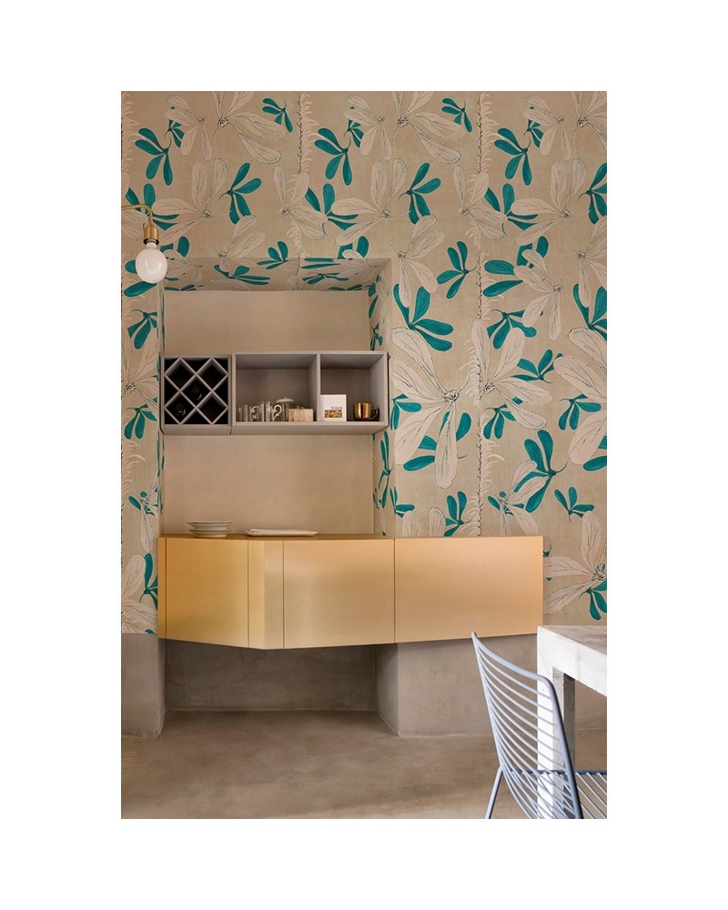 Wallpaper FLEUR DES AMÉRIQUES WDFA1601 - WALL AND DECO