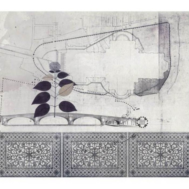 Carta da Parati JO 1008-3 Bridge - Tres Tintas