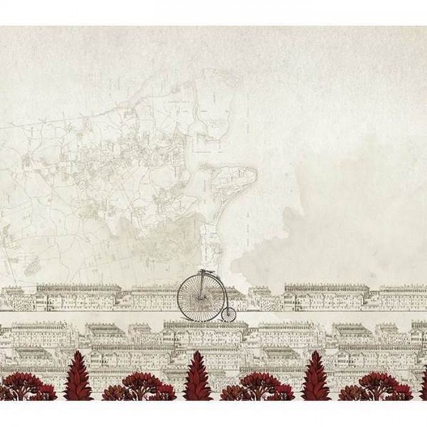 Papier peint JO 1028-1 Bicycle - Tres Tintas Papier peint JO 1028-1 Bicycle - Tres Tintas