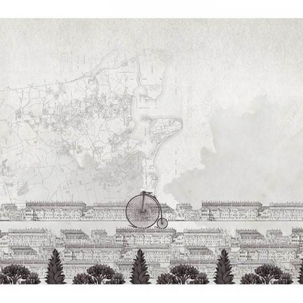 Carta da Parati JO 1028-3 Bicycle - Tres Tintas Carta da Parati JO 1028-3 Bicycle - Tres Tintas