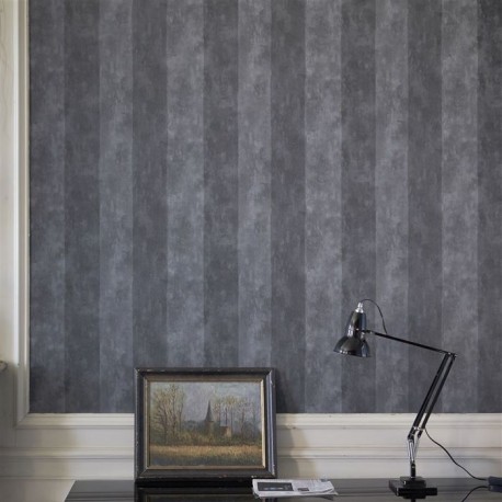Papel Pintado PDG720/15 PARCHMENT STRIPE - SEVRES PORCELAIN - Designers Guild
