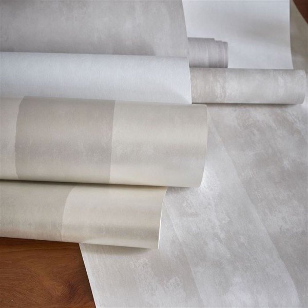 Papel Pintado PDG720/15 PARCHMENT STRIPE - SEVRES PORCELAIN - Designers Guild