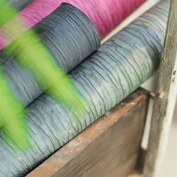 Papel Pintado PDG1041/08 SAKIORI STEEL - Designers Guild