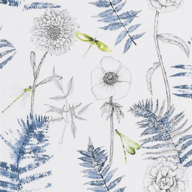 Tapete PDG1022/01 ACANTHUS INDIGO - Designers Guild