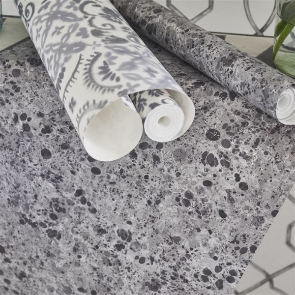Tapete PDG1025/06 LUSTRO ZINC - Designers Guild