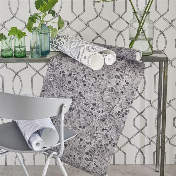 Tapete PDG1025/06 LUSTRO ZINC - Designers Guild