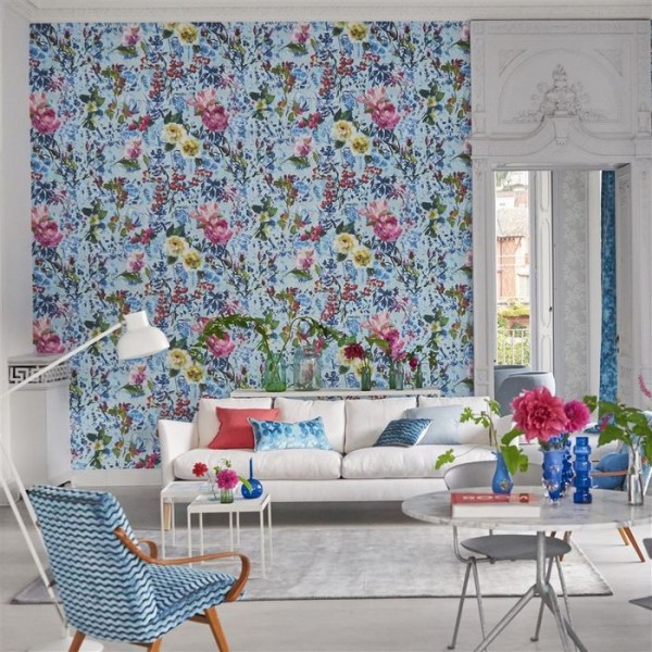 Tapete PDG1028/01 MAJOLICA CORNFLOWER - Designers Guild
