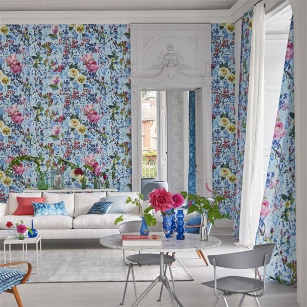Tapete PDG1028/01 MAJOLICA CORNFLOWER - Designers Guild