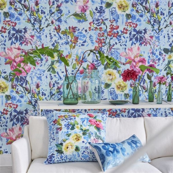 Tapete PDG1028/01 MAJOLICA CORNFLOWER - Designers Guild