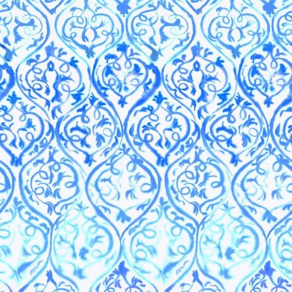 Tapete PDG1029/01 ARABESQUE COBALT - Designers Guild