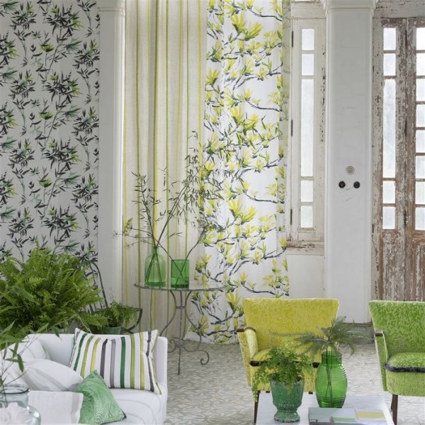 Wallpaper PDG652/04 BAMBOO - JADE - Designers Guild