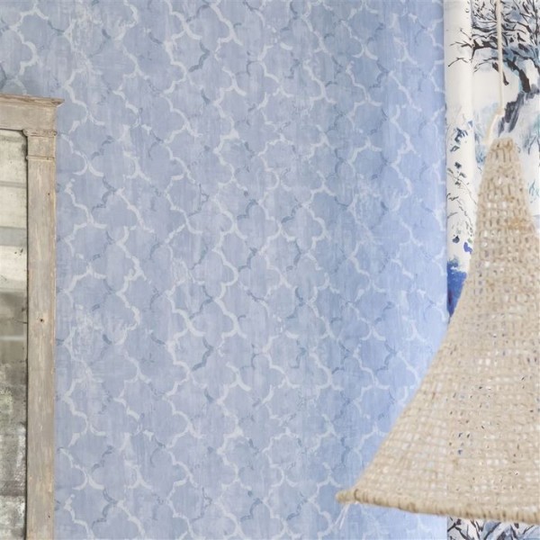 Tapete PDG650/01 CHINESE TRELLIS - CLOUD - Designers Guild