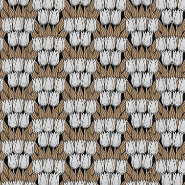 Papel de parede SPOTTY TULIPS 17012-02OK - LONDON ART