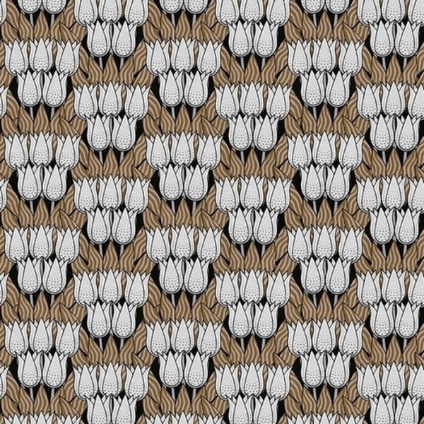 Papier peint SPOTTY TULIPS 17012-02OK - LONDON ART Papier peint SPOTTY TULIPS 17012-02OK - LONDON ART