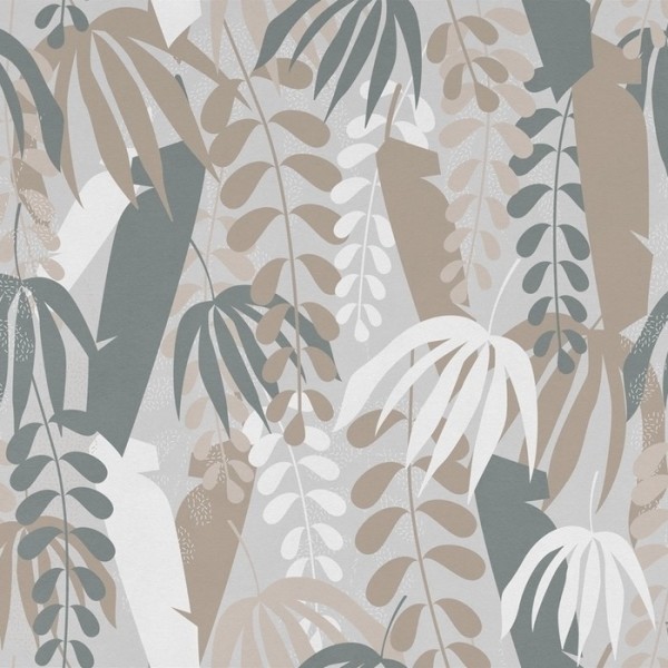 Papier peint TROPICAL SHAPE 17102 -02 - LONDON ART Papier peint TROPICAL SHAPE 17102 -02 - LONDON ART
