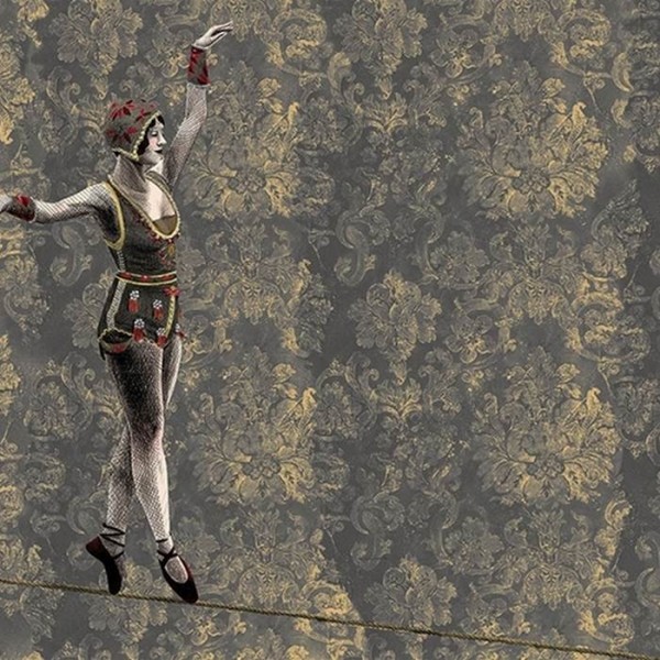 Wallpaper THE CIRCUS LEAVES TOWN 14059-1 - LONDON ART Wallpaper THE CIRCUS LEAVES TOWN 14059-1 - LONDON ART