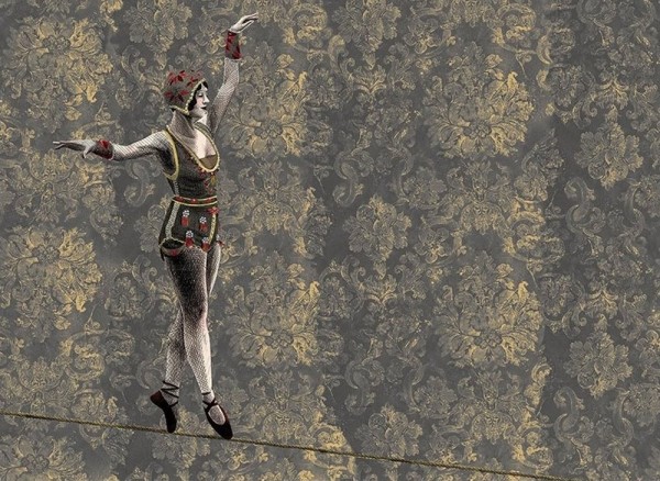 Wallpaper THE CIRCUS LEAVES TOWN 14059-1 - LONDON ART