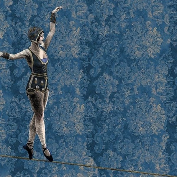Papel de parede THE CIRCUS LEAVES TOWN 14059-2 - LONDON ART Papel de parede THE CIRCUS LEAVES TOWN 14059-2 - LONDON ART