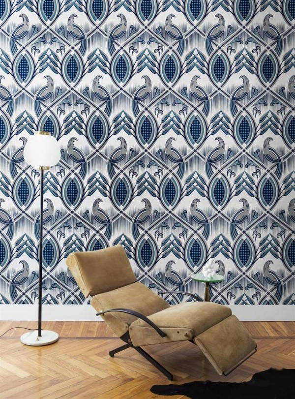 Papel de parede BLUEBIRDS 17015-1 - LONDON ART