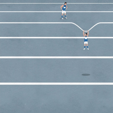 Papel de parede RUNNING 17099-01 - LONDON ART
