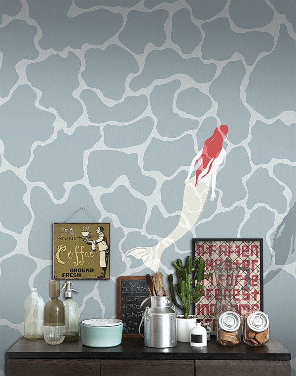 Wallpaper MERMAID 16023-02 - LONDON ART