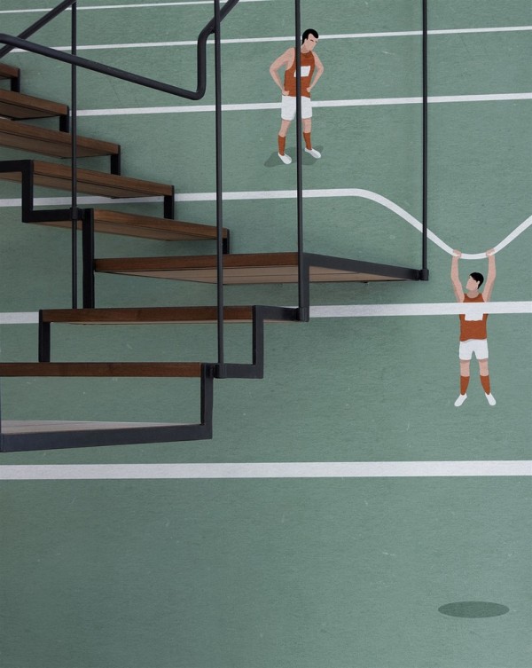 Papel de parede RUNNING 17099-02 - LONDON ART