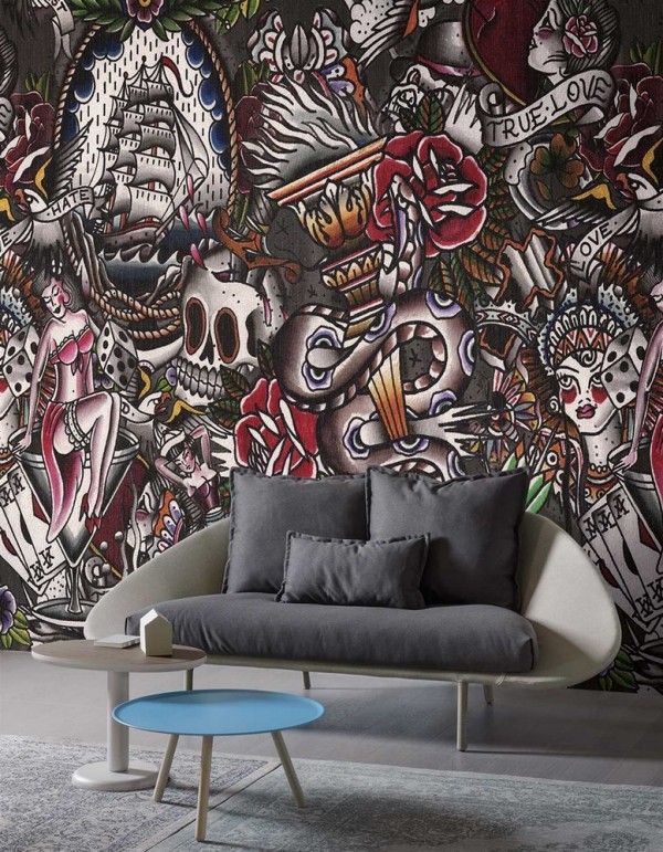 Wallpaper TRUE LOVE 16049-01 - LONDON ART