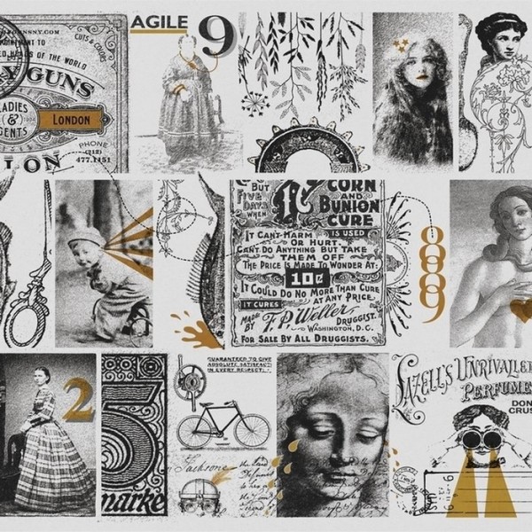 Papier peint 800 17024-02 - LONDON ART Papier peint 800 17024-02 - LONDON ART