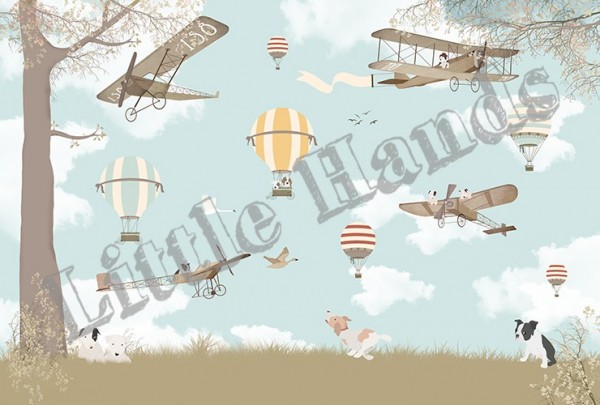 Carta da Parati Amelia Earhart III - LITTLE HANDS