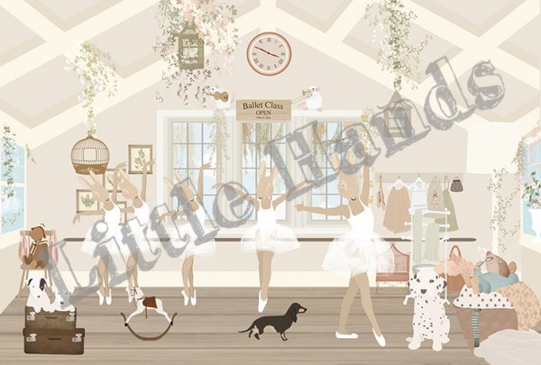 Papier peint Ballet Class - LITTLE HANDS
