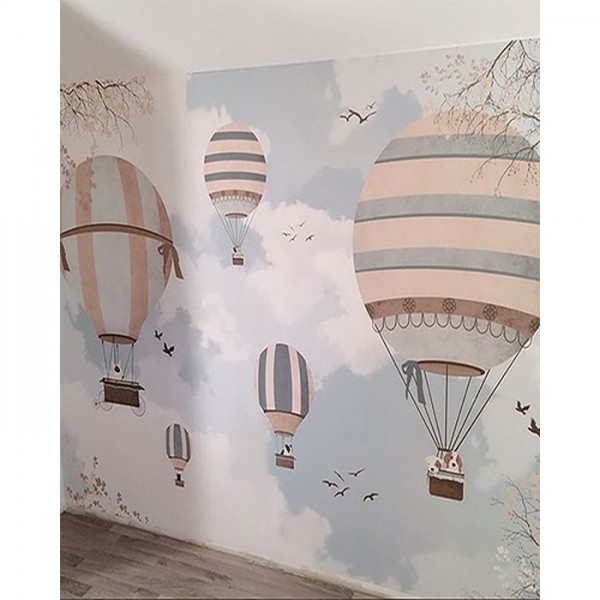 Wallpaper Balloon Ride II - LITTLE HANDS Wallpaper Balloon Ride II - LITTLE HANDS